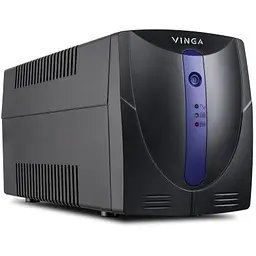Пристрій безперебійного живлення Vinga LED 1200VA plastic case with USB (VPE-1200PU) - мініатюра 6