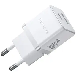 Мережевий зарядний пристрій Baseus Palm Fast Charger Type-C+USB 30W P1011160A213-00 White - мініатюра 4