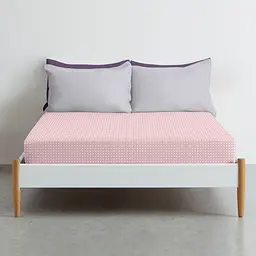 Набір простирадл на резинці Cosas Dots & Star 60х120х12 см (SetSheet_DropPink_StarGrey_120x60) - мініатюра 11