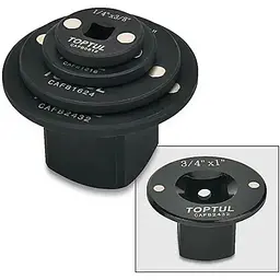 Набір магнітних перехідників 1/4"-1" 4 од. Toptul GAAR0404