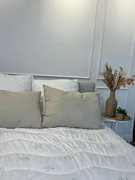 Ковдра євро стьобана Viluta Soft Лебяжий пух 21426 200x220 см біла - мініатюра 7