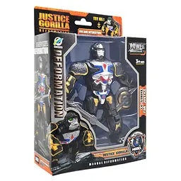 Дитячий робот-трансформер Justice Gorilla 168-85Black робот-горила