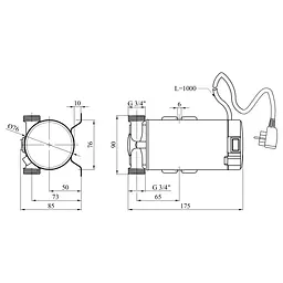 Насос для підвищення тиску Agua W15G-10 (CV035098) - мініатюра 4