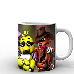 Кухоль GeekLand Five Nights At Freddys П'ять ночей з Фредді постер FN.02.053 330 мл білий - мініатюра 2