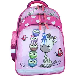 Рюкзак шкільний Bagland Mouse 143 малина 682 (0051370) (802217330)