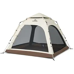 Намет Naturehike Ango CNK2550WS010 S тримісний автоматичний коричневий