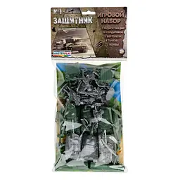 Дитячий набір солдатиків "Захисник" №1 Colorplast ПВХ 1-042 (30 елементів) - мініатюра 2