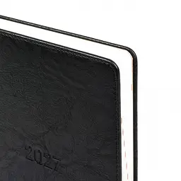 Щоденник діловий Leo Planner 2027 Status А5 твердий чорний 368 сторінок (252724) - мініатюра 3