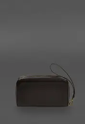 Шкіряний клатч-купюрник 4.0 темно-коричневий краст - мініатюра 2