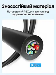 Кабель UGREEN US184 USB-A - USB-C USB 3.0 3 А 1,5 м чорний (20883) - мініатюра 7