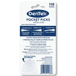 Кишенькові зубочистки DenTek 110 шт. - мініатюра 4