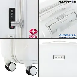 Валіза CarryOn Skyhopper (M) White (502423) - мініатюра 5