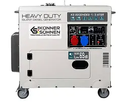 Генератор дизельний Konner&Sohnen 7/7.5 кВт KS 9202HDES-1/3 ATSR