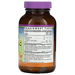 Вітамін С Bluebonnet Nutrition Super Earth Rainforest Animalz Vitamin C для дітей зі смаком апельсину 90 жувальних цукерок - мініатюра 2