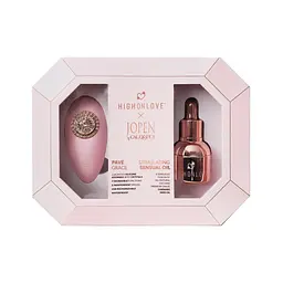 Подарунковий набір HighOnLove & JOPEN: Objects of Desire (краплі для клітора і вібратор з кристалами)