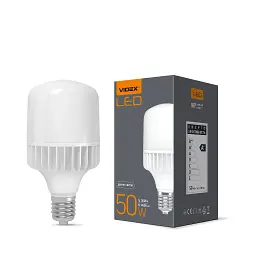 Лампочка Videx A118 50W E40 5000K 220V (VL-A118-50405) - мініатюра 2
