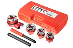 Набір клуп плашок трубних ручних круглих Intertool 3/4" x 1/2" x 1" x 1-1/4" (у наборі 4 шт.) SD-8004 - мініатюра 7