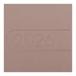 Щотижневик датований Buromax Light Morandi 2026 85 x 153 мм штучна шкіра какао (BM.2898-40) - мініатюра 4