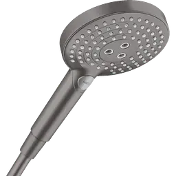 Ручний душ Hansgrohe Raindance Select S 120 3jet Brushed Black 26530340, Шліфований чорний хром