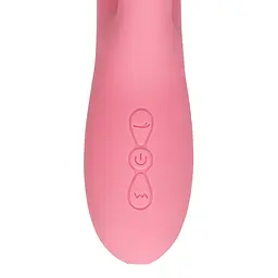 Вібратор-кролик Loveline G-spot Fluttering, 24.8 см (рожевий) - мініатюра 6