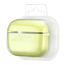 Чохол Silicone Case 2,5mm with microfiber for AirPods Pro Shiny Yellow - мініатюра 2