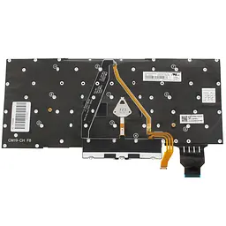 Клавіатура для ноутбука LENOVO (ThinkPad: X1 Carbon 7th Gen) rus, black, без фрейма, підсвічування клавіш