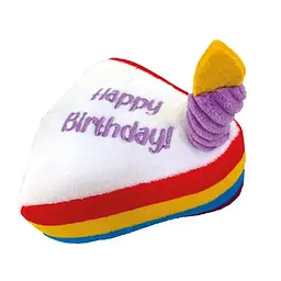Іграшка для собак Croci Pet's Party Party Cake плюшевий торт 12.5×11.5×11 см