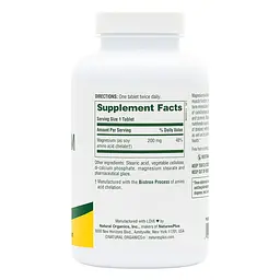 Магній Natures Plus Magnesium 200 mg, 180 таблеток - мініатюра 2