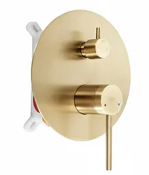 Душова система прихованого монтажу Rea Foss Clif + BOX brushed gold REA-P5647 - мініатюра 5