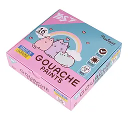 Фарби гуашеві Yes Pusheen 16 кольорів 20 мл (230403) - мініатюра 2