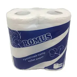 Туалетний папір Romus 2 шари 4 рулони (4820266290818)