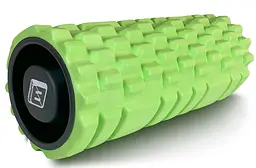 Масажний ролик EasyFit Grid Roller 33 см v.1.1 міцний масажер (салатовий) - мініатюра 1