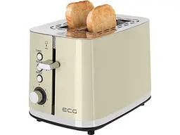 Тостер ECG ST 2766 Vintage Vanilla - мініатюра 3