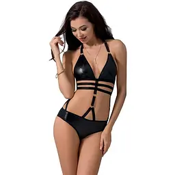 Боді монокіні під латекс LAMIS Body black - Passion Exclusive L/XL