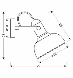 Бра Candellux 21-76748 RENO - мініатюра 3