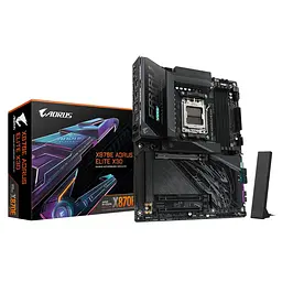 Материнська плата Gigabyte X870E AORUS ELITE X3D (X870E AORUS ELITE X3D) (Socket AM5, AMD X870E, ATX) - мініатюра 6