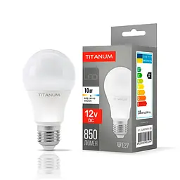 LED-лампа Titanum A60 12V 10W E27 4100K (26863-000)