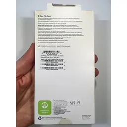 Оригінальний чохол-книжка Samsung для Galaxy S22 Plus S-View Flip Cover Smart Burgundy - мініатюра 3