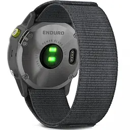 Смарт-годинник Garmin Enduro Steel with Gray UltraFit Nylon Strap (010-02408-00/10) - мініатюра 6
