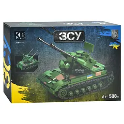 Конструктор KB 1118 LimoToy "Військовий танк Гепард" фігурки 508дет в коробці (6903317574872) - мініатюра 2