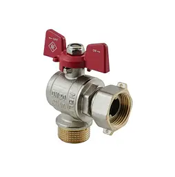 Кран кульовий Nolf classic 3/4" кутовий з накидною гайкою NFC.841-08 (NF3159)