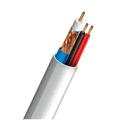 Кабель коаксіальний RG-59+2*0.5 CU 0.8mm Indoor ОS-структура Trinix 305m (35-00031) - мініатюра 2