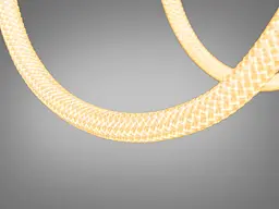 Люстра стельова LED Diasha 9752-D600GAB Мотузка 32W, бронза, мінімалізм для спальні та коридору - мініатюра 5