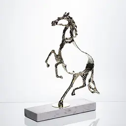 Декоративна фігурка Yiwu Horse 28х8.5х34 см металева статуетка колекційна для дому настільний декор HP-7-8 - мініатюра 10