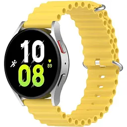 Універсальний ремінець для смарт-годинників Ocean Band 22mm Yellow [84726] - мініатюра 2