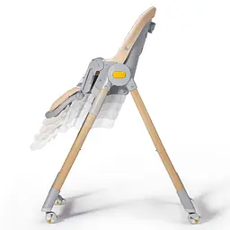Стілець для годування 2в1 KiderKraft LASTREE Wood Beige - мініатюра 6