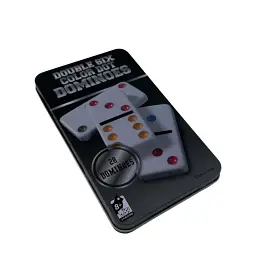Доміно Double Six Color Dot Dominoes 19х11х2.1 см - мініатюра 2