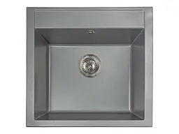 Кухонна мийка гранітна Miraggio Bodrum 510 gray 508x495x227 00206306, Сірий