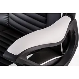 Крісло ігрове Special4You Nero black/white (E5371) - мініатюра 7