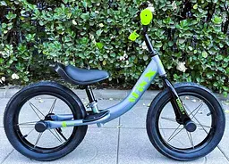 Велобіг Corso Spin-X, сталева рама, колесо 14", надувні колеса, підніжка, підставка для ніг, дзвоник PX-392-86 - мініатюра 2